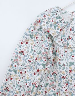 Camisa estampa floral en vyella orgánica